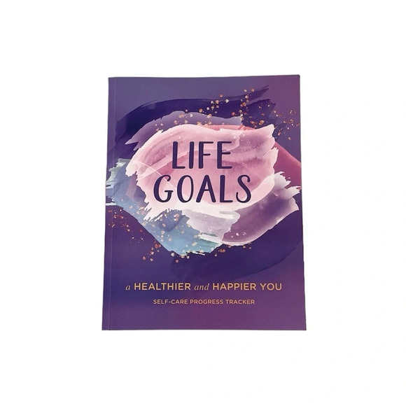 Life Goals a Healthier and Happier You Self-Care Progress Tracker Paperback Book - Picture 1 of 9